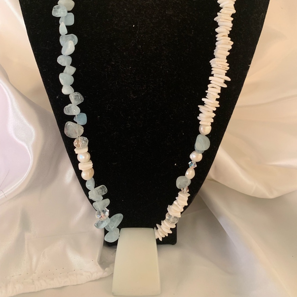 Aquamarine necklace